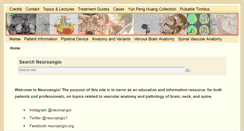 Desktop Screenshot of neuroangio.org
