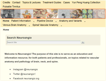 Tablet Screenshot of neuroangio.org